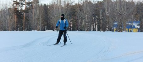 Трасса для любителей беговых лыж в Зенковском парке