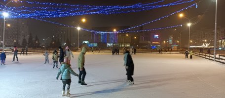 Открытый каток на Площади общественных мероприятий стоимость - Новокузнецк