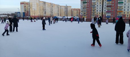 Каток в Спортивной республике на Ильинке