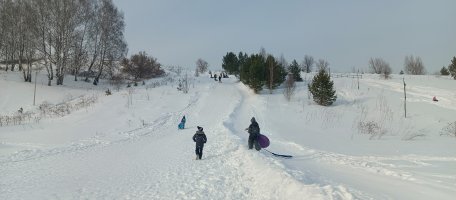 Тюбинг в Сосновке