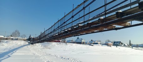 Подвесной мост в селе Костенково стоимость - Новокузнецк