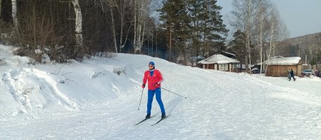 Лыжная база в селе Сосновка. Трассы для беговых лыж.