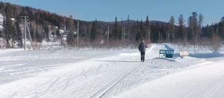 Трассы для беговых лыж у горы Туманная стоимость - Таштагол